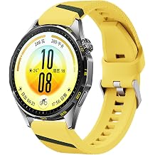 Watch Gt5 / Gt5 Pro / Gt6 / Gt6 Pro / Gt7 / Gt7 Pro 46mm ile Uyumlu 22mm Silikon Kordon