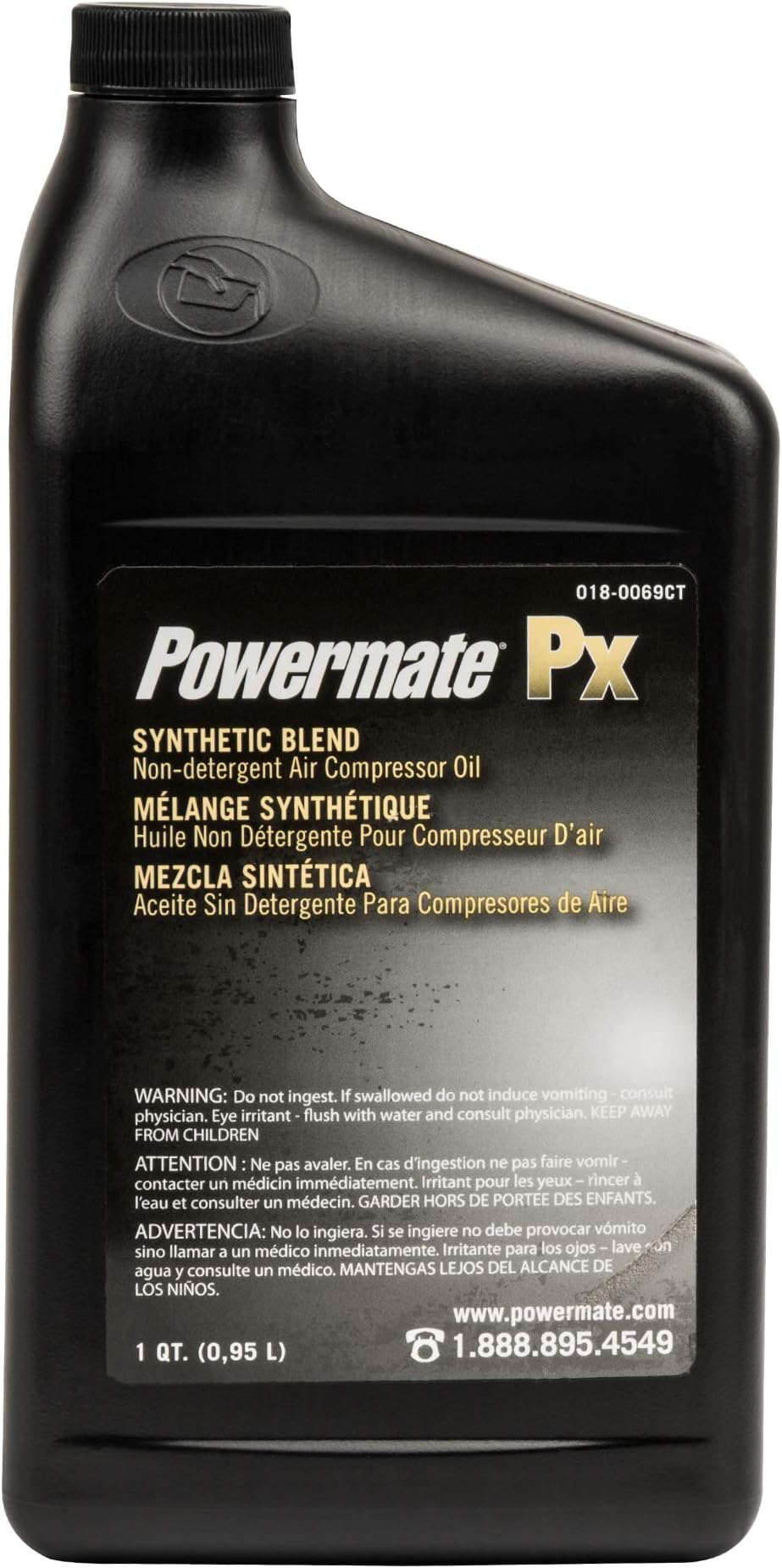 PowerMate Vx 0180069CT Synthetic Blend Air Compressor Oil