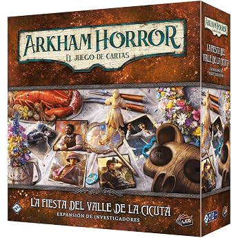 Fantasy Flight Games Arkham Horror The Card Game The Party of the Cicuta Valley Explorer Expansion from 14 Years 1 to 4 Players 30-120 Minutes Per Game Spanish