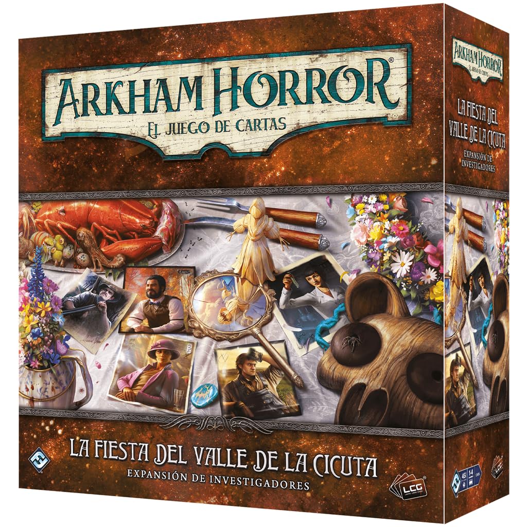 Fantasy Flight Games | Arkham Horror Il Gioco di Carte: La festa della Valle della Cicuta| Espansione dei Ricercatori | Da 14 anni | Da 1 a 4 giocatori | 30-120 minuti per partenza | Italiano