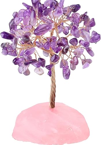 Miniatura 7 de QINJIEJIE Decoración de árbol de cristal curativo de sodalita azul, piedra natural, piedra preciosa para habitación, oficina, escritorio, base de