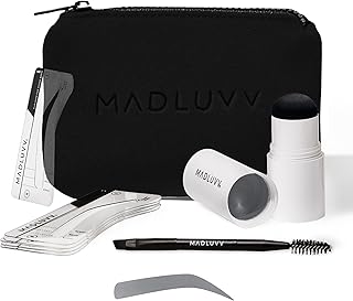 MADLUVV Kit de Sello para Cejas con Plantilla...
