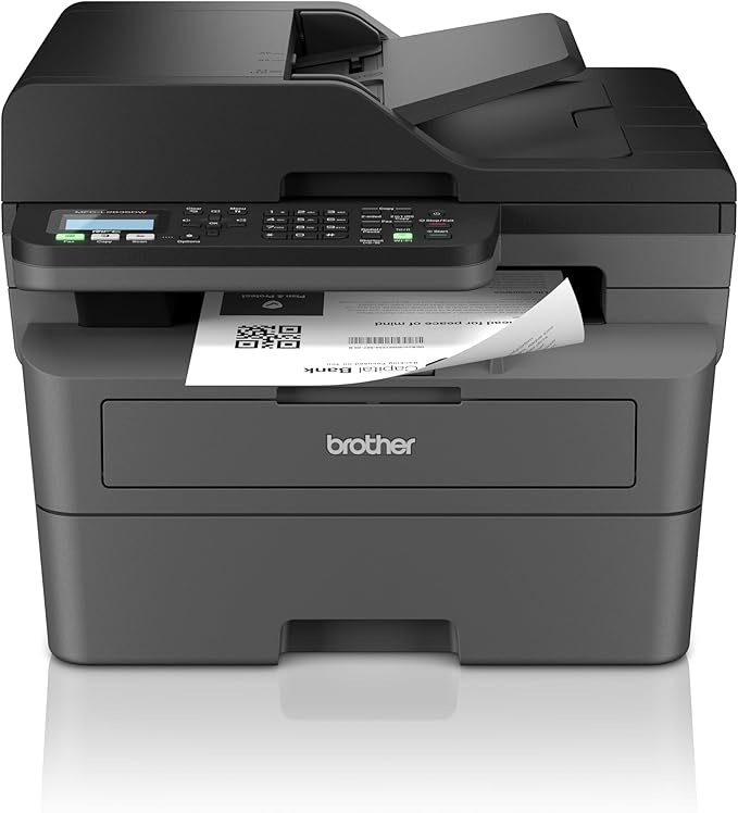 Brother MFC-L2835DW – 4-in-1 Multifunction (Print/Scan/Copy/Fax) Laser Black and White – WiFi and Ethernet – EcoPro Ink Package Eligible