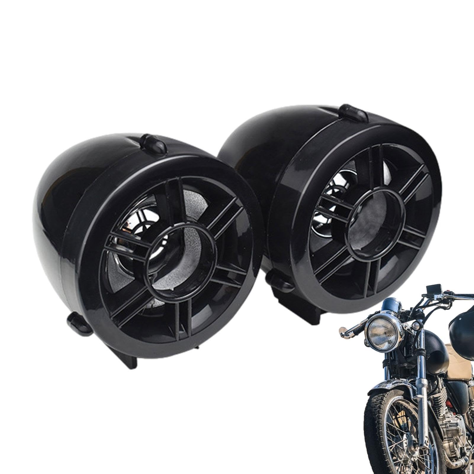 audio per moto, altoparlanti impermeabili per moto, altoparlanti stereo da 10,2 cm, amplificatore AUX MP3 integrato classe D da 300 Watt, adatto per manubri da 1 a 1,25 pollici