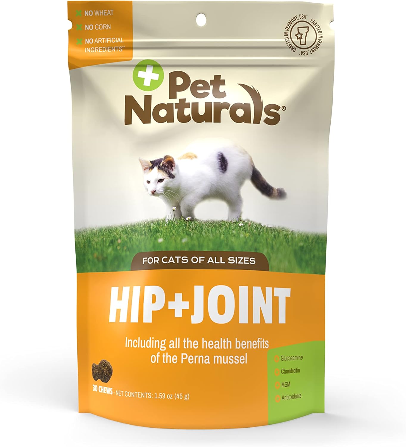 Pet Naturals Hip + Joint for Cats, Daily Hip & Joint Support