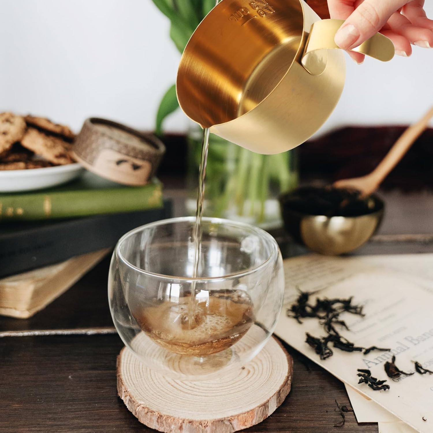 Gatuida Stainless Steel Espresso Extraction Cup 80Ml with Engraved Measurements and Handle Coffee Dosing Pitcher for Espresso Shots Sauces Milk Frothing Accessories