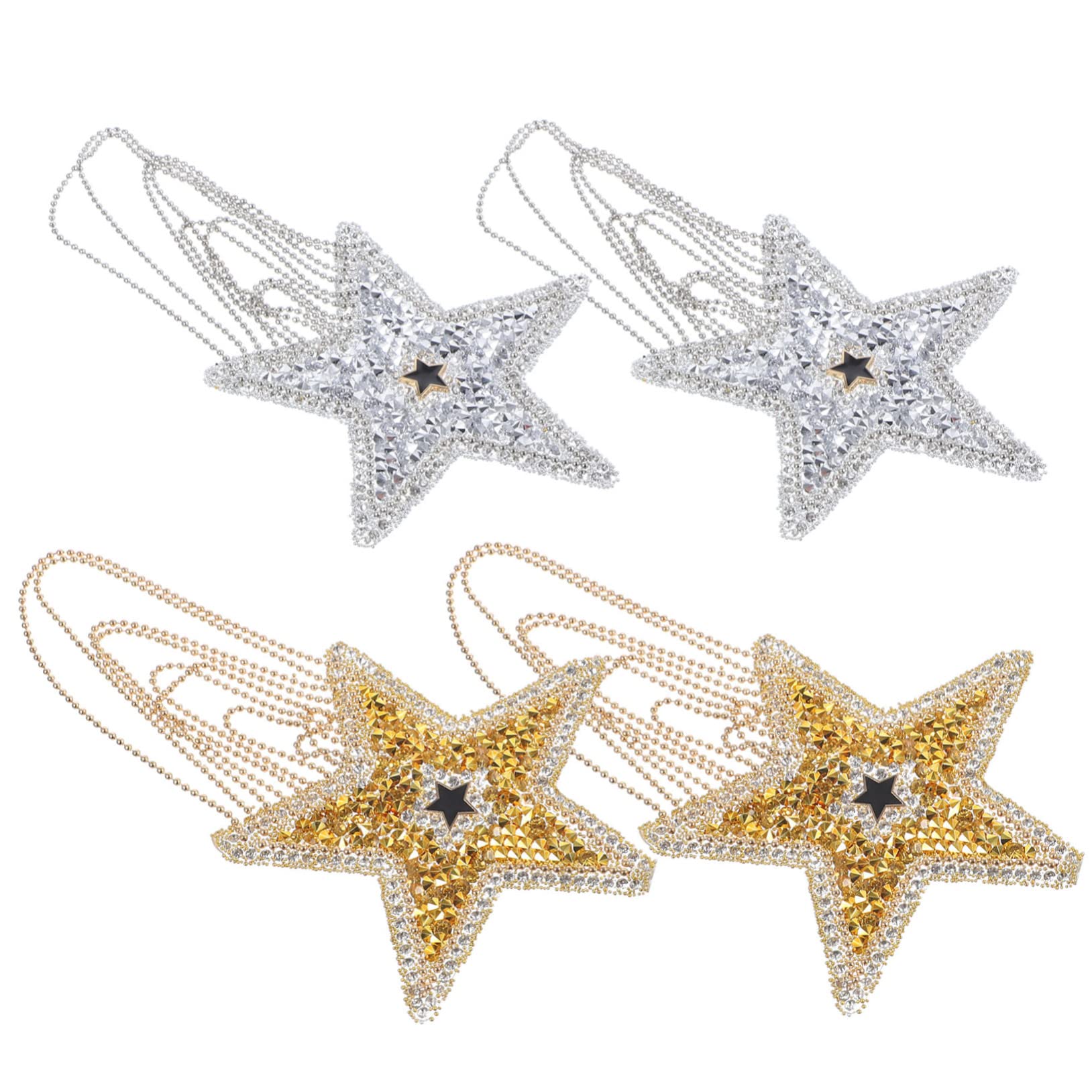 STOBOK 20piezas Parche Decorativo De Brillantes Para Ropa y Sombreros Pack Para y Reparaciones De Moda Apliques Resistentes y Elegantes
