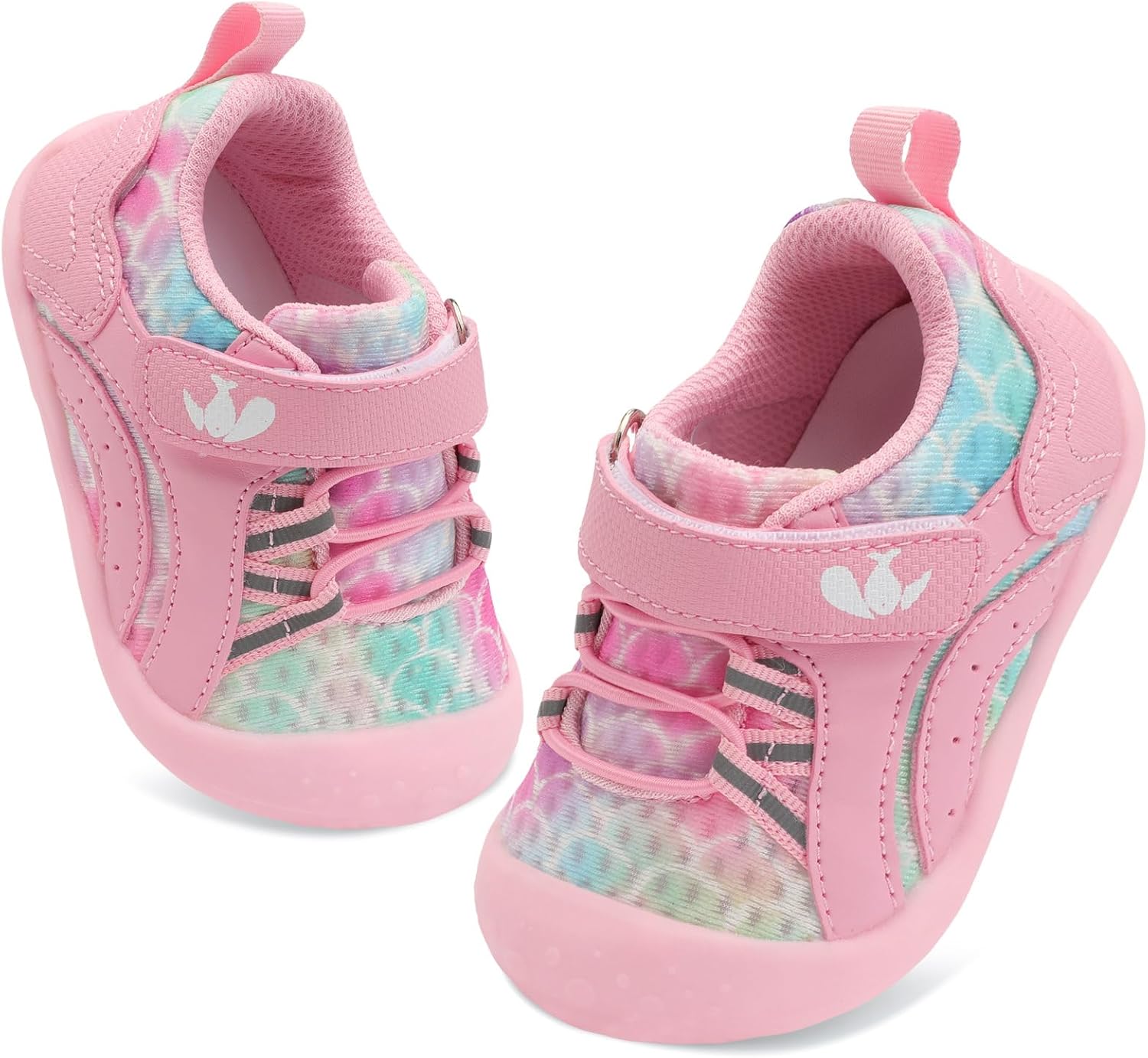 FEETCITY Wide Baby Shoes Boys Girls Baby Barefoot Shoes Breathable Infant Walking Shoe Crib Sock Shoe Toddler Sneakers Flexible