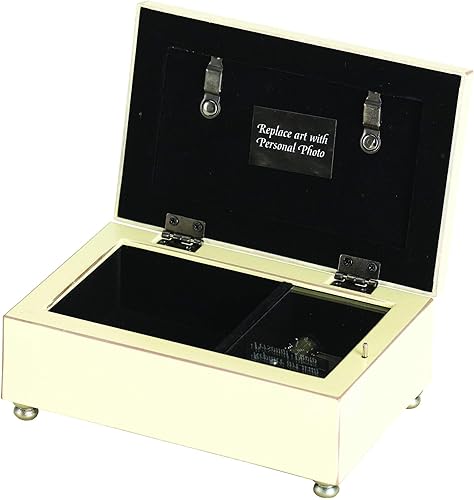 Miniatura 3 de Dicksons First Holy Comunion Classic Cream - Caja de música acrílica (2.4 x 1.6in), color crema