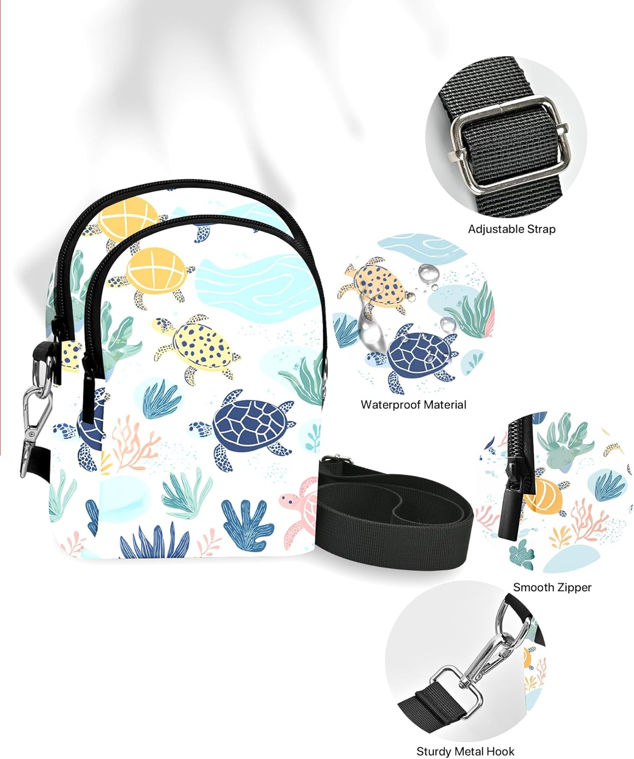 Small Crossbody Purse for Women Casual Cell Phone Bag Waterproof Shoulder Bags Travel - Image 6