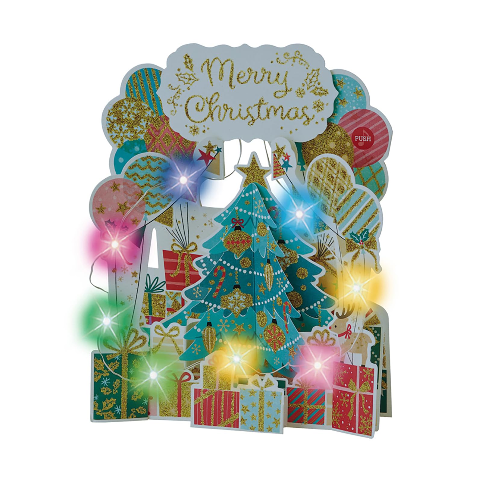 Amazon.co.jp: サンリオ(SANRIO) クリスマスカード ライト＆メロディー