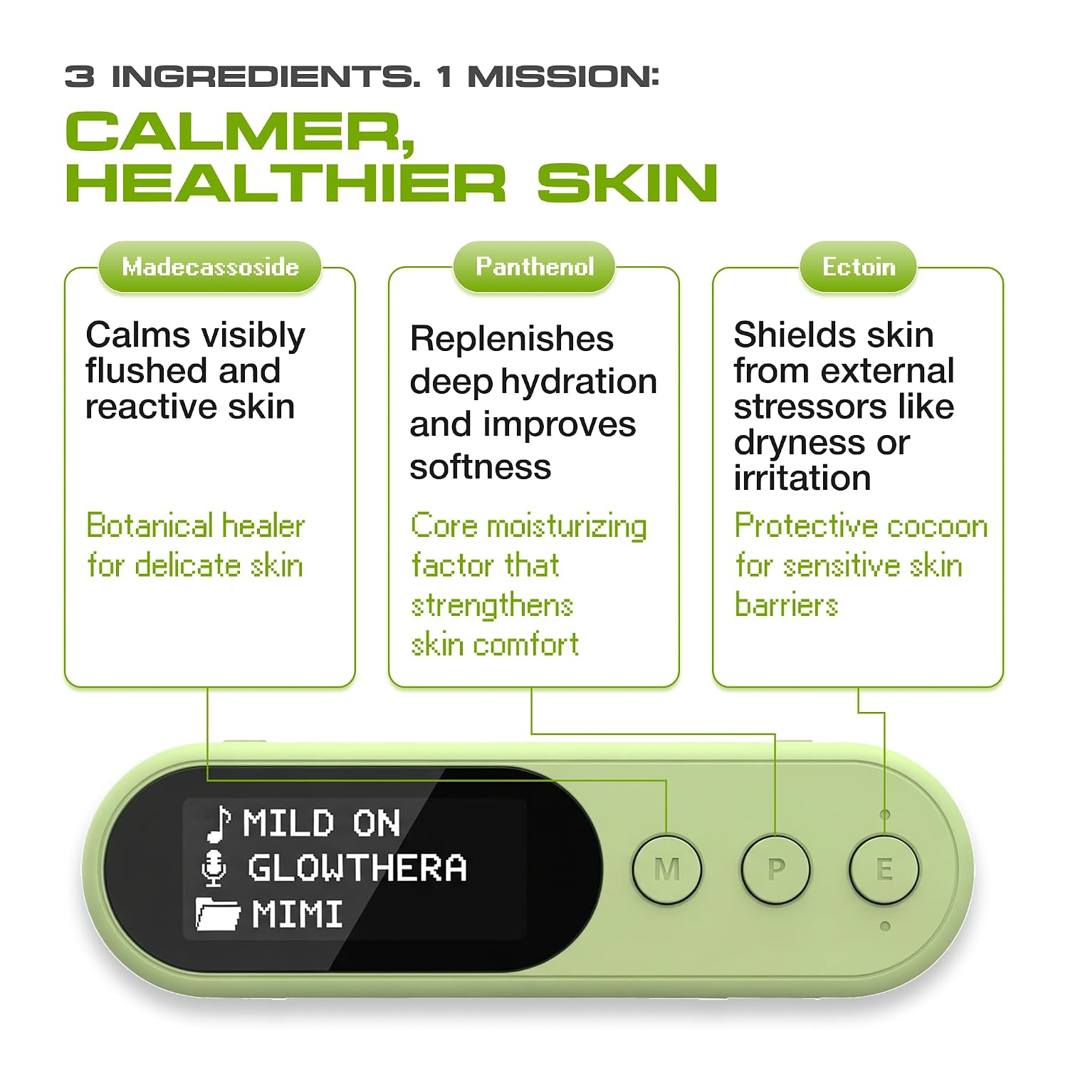 MIMI! CREAM SERIES – Targeted Vegan Moisturizers for Acne-Prone, Sensitive & Dull Skin, Dermatologist-Tested, 0.67 fl oz (Madecassoside + Panthenol + Ectoin, 20ml / 0.67 fl oz) image 4