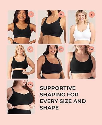 SHAPERMINT Wireless Bras for Women No Underwire Small to Plus Size Bralettes with Support and Natural Lift
