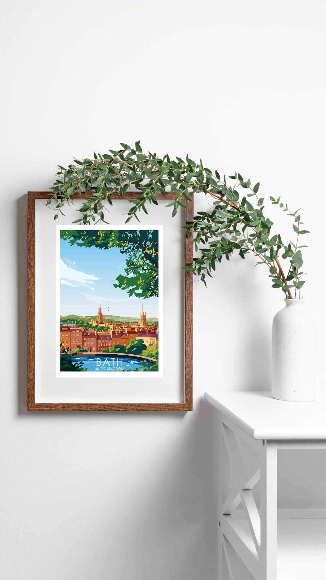 Hewson's Gifts UK Travel Print UK Cities and Shires, Handmade Print Of The Beautiful Places of United Kingdom - Image 3
