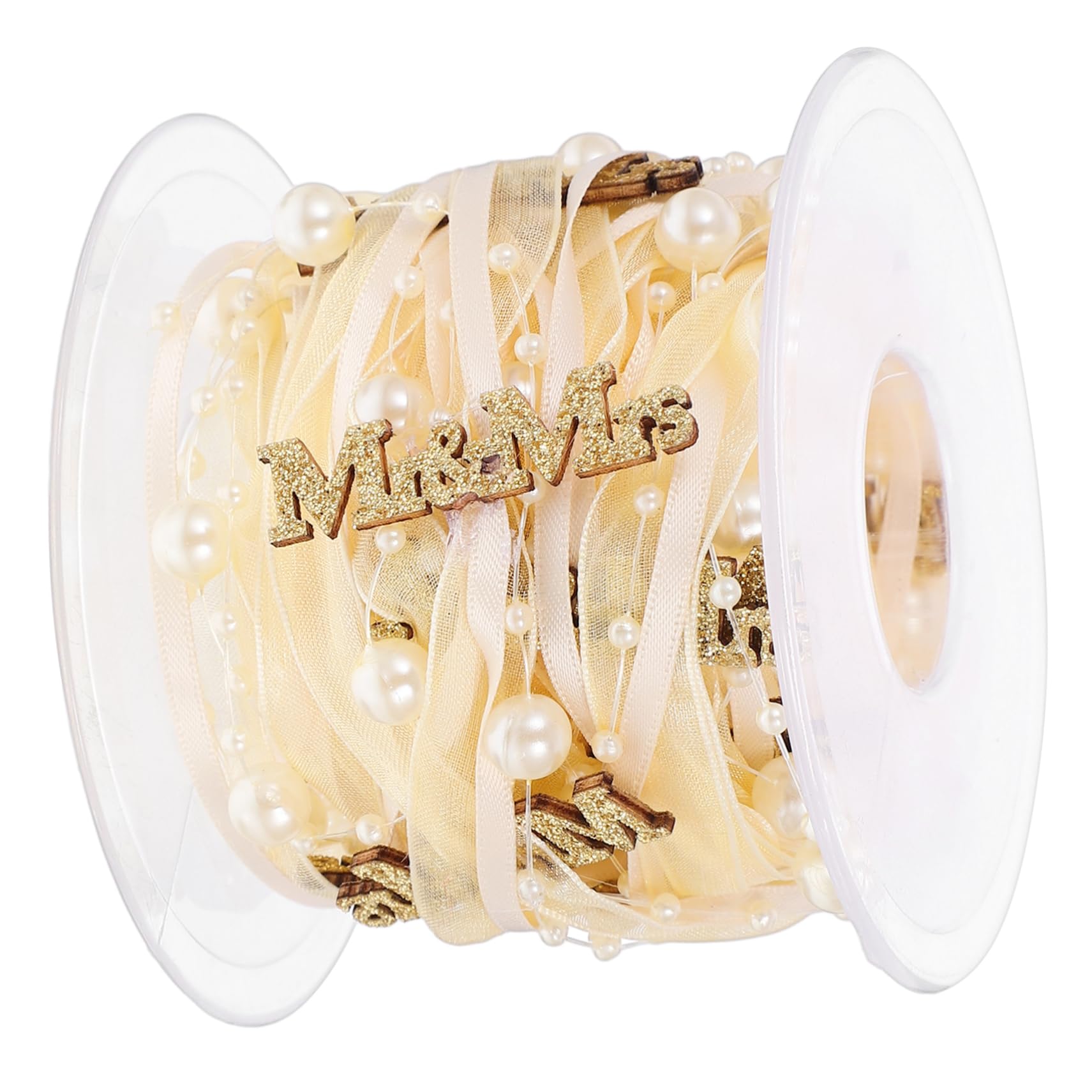 SHINEOFI 5 Nastro Decorativo Raso Per Matrimonio e Feste Metri Di Ribbons Fai Te Per Bouquet e Decorazioni Elegante Ribon Per Cerimonie e Eventi Speciali
