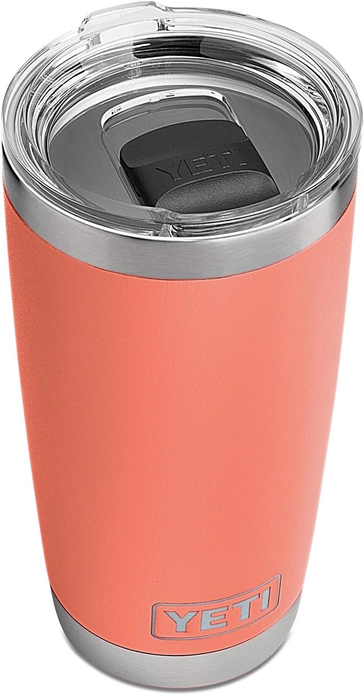 YETI Rambler 20 oz Stainless Steel Vacuum Insulated Tumbler w/MagSlider Lid