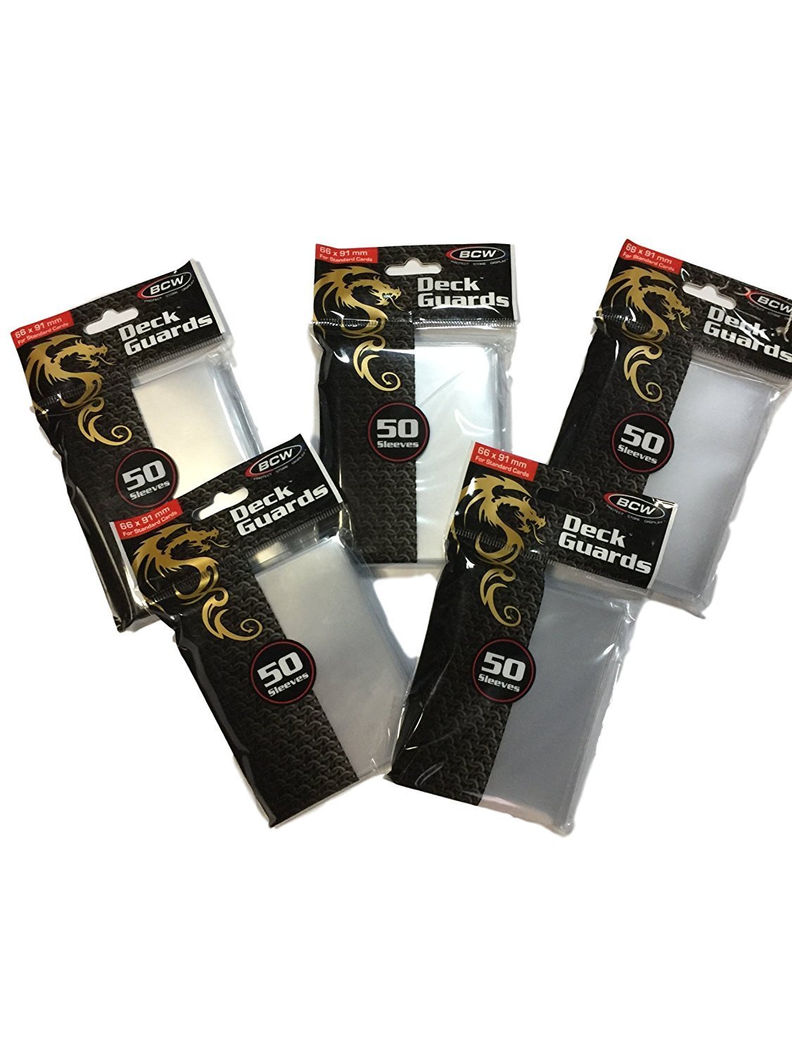 Bcw 1 Dg Cle Clear Standard Gaming Card Sleeve Bundle | Desertcart Aruba