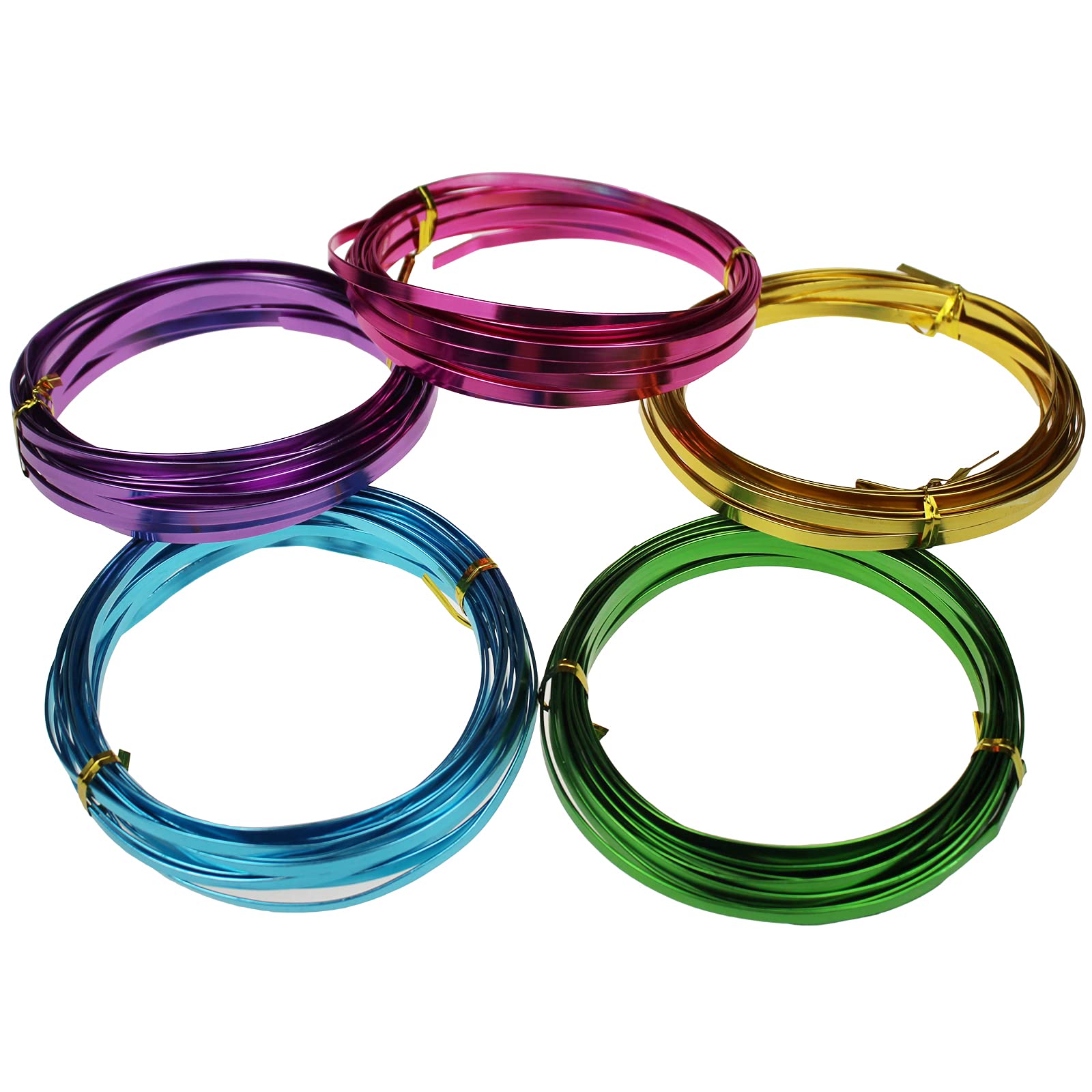Rotolo Filo Di Alluminio Anodizzato Argentato - Morbido Per Gioielli Fai Da Te - Ø 1,0 Mm X 20 M