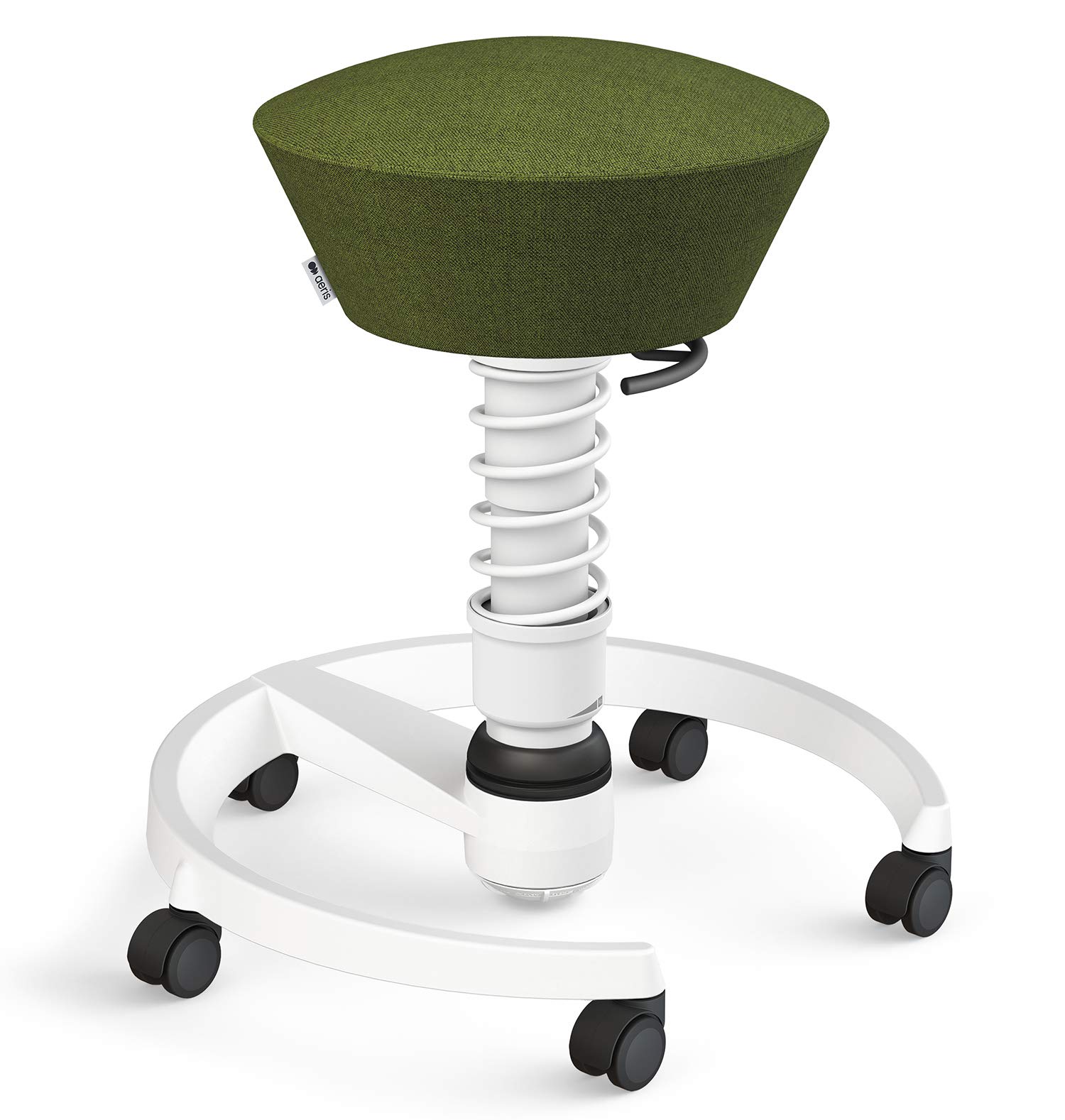aeris Swopper – Ergonomischer Hocker – Bürohocker höhenverstellbar – Vielseitiger Schreibtischstuhl für einen gesunden Rücken – Bürostuhl mit Rollen, Feder Standard
