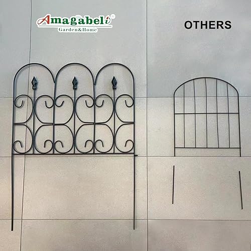 Miniatura 6 de AMAGABELI Garden  Home - Valla de jardín 18 pulgadas x 75pies color negro