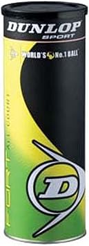 Dunlop Fort All Court Tournament Match Playing Tennis Balls Pack Of 12 Balls 3 Cans
