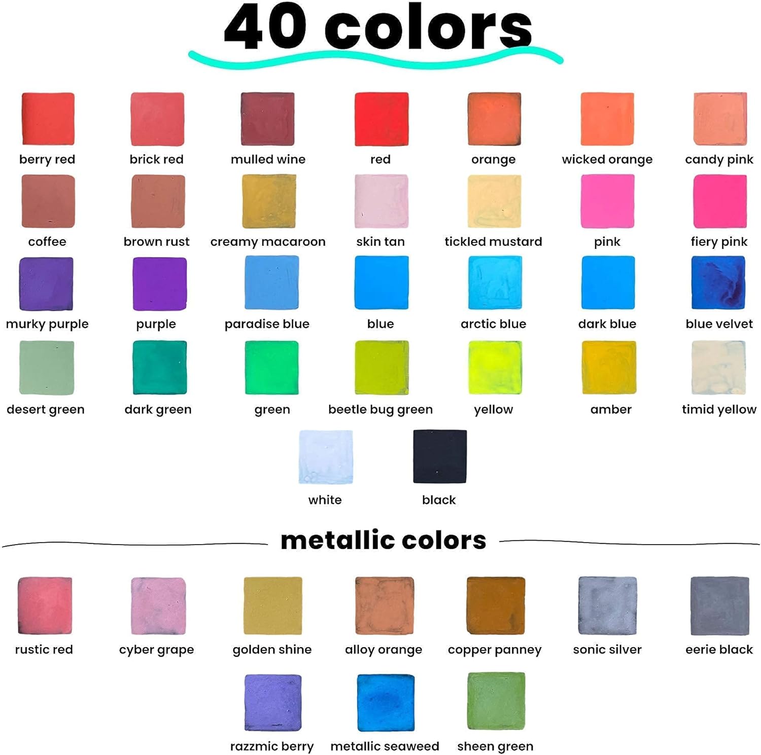 Chalk Artist Bundle- 30 Neon & Pastel + 40 Neon, Classic & Metallic Chalk Markers