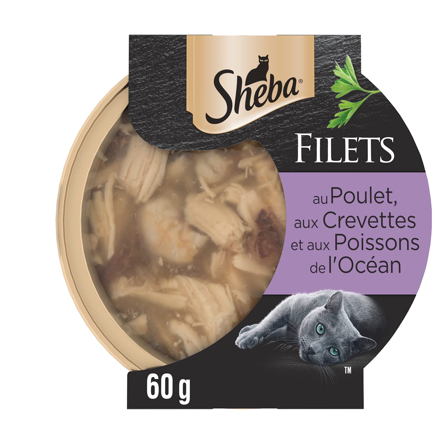 Sheba Las Domas DE SHEBA 32 x 60g Filetes De Pollo, Camarones y Peces del Océano