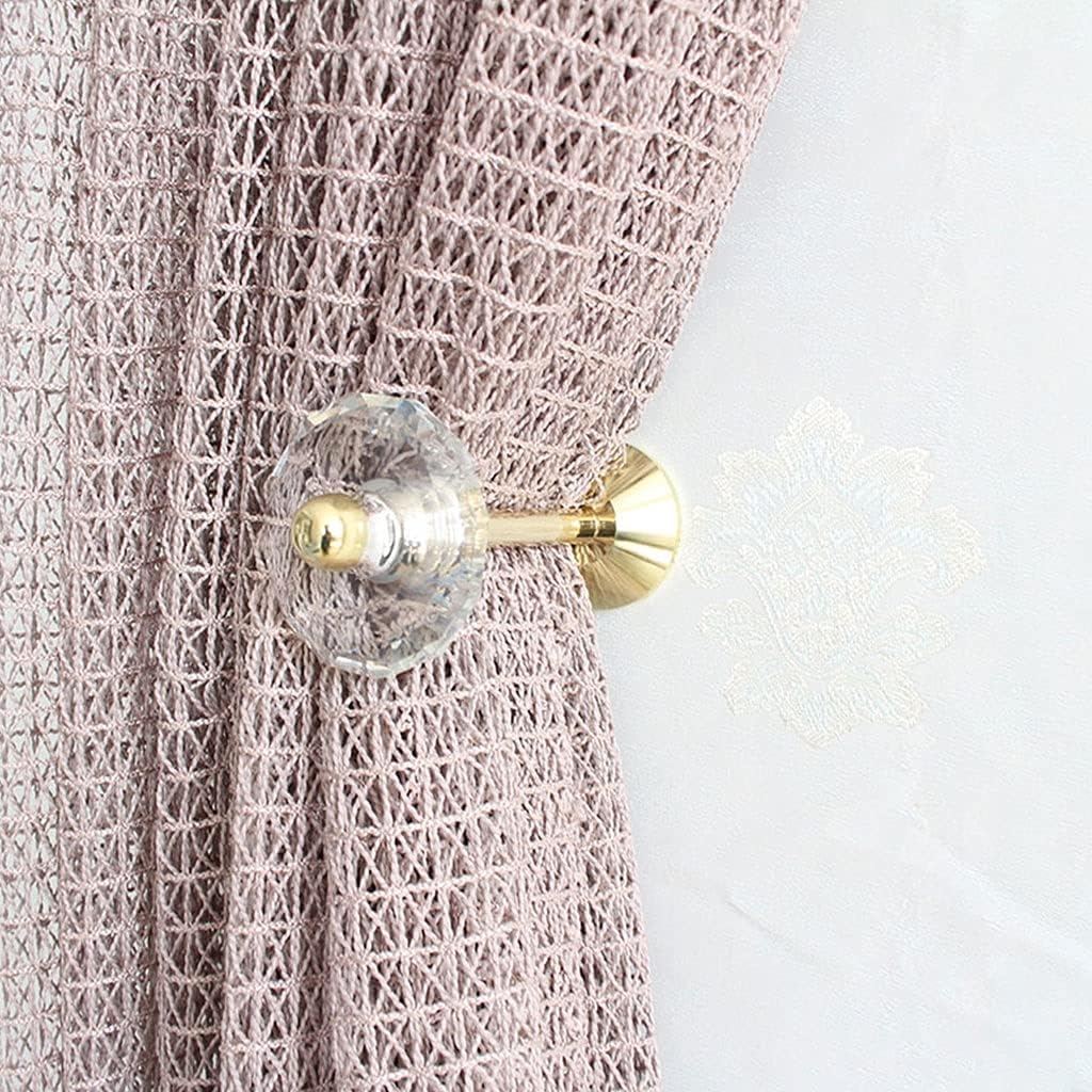 Curtain Clips，Curtain Hooks Curtain Tiebacks Simple Curtain Holdbacks, Modern Curtain Hooks, Home Brass Curtain Fasteners, Creativity Window Decoration, Installation Required