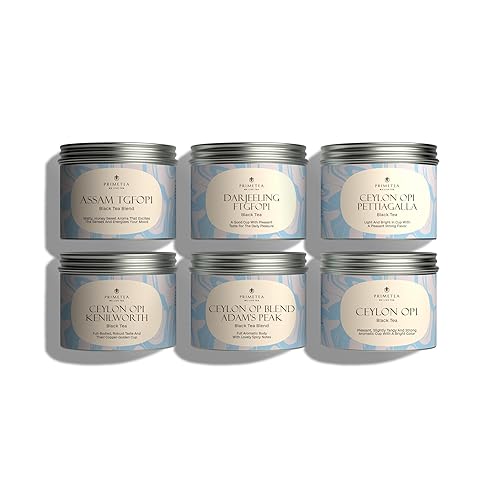 Miniatura 10 de Prime Tea - Juego de muestras de té negro - Caja de té de frutas variada con hierbas, frutas y especias mezclas de té de hojas sueltas, surtido