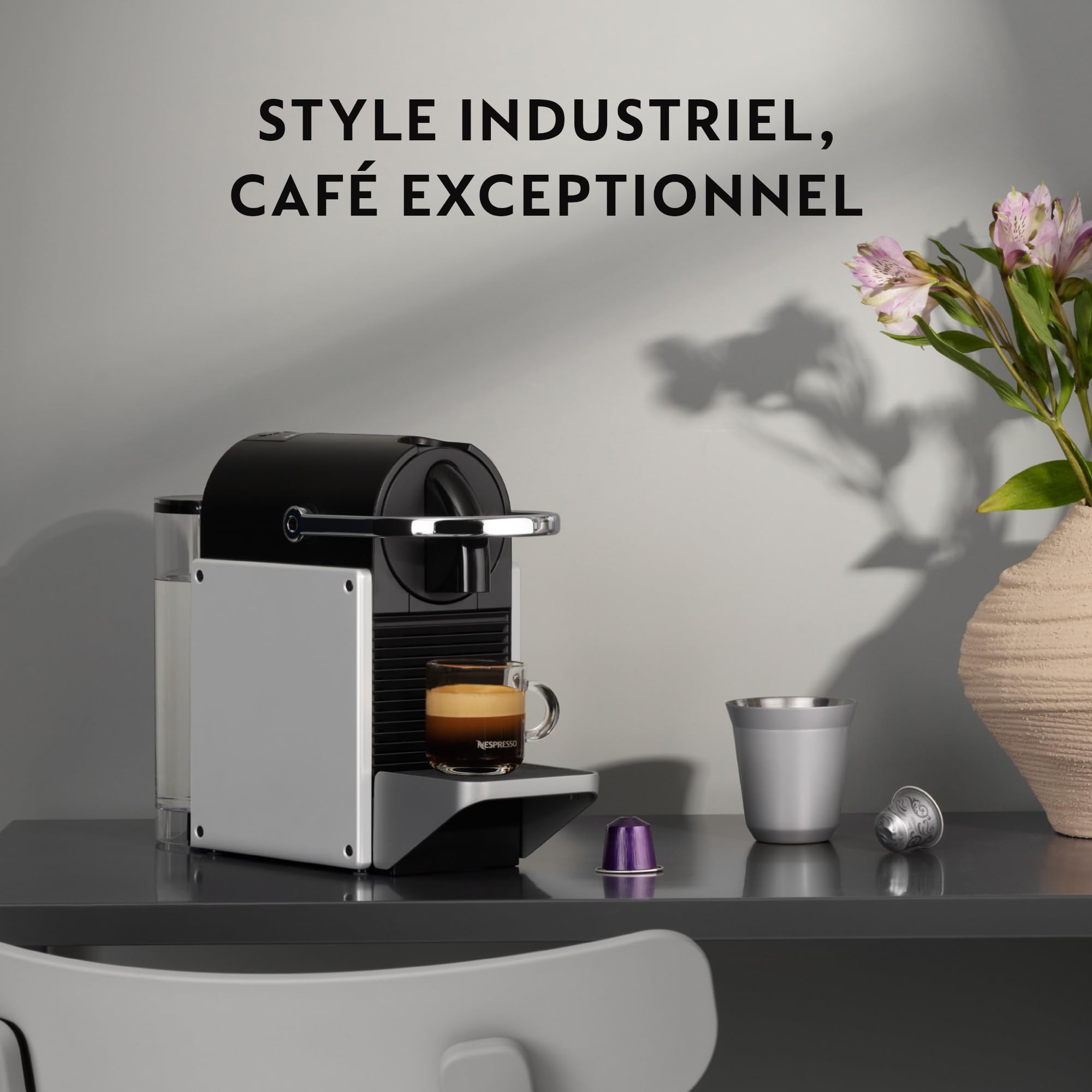 De’Longhi Pixie EN127.S Entièrement automatique Cafetière à dosette 1 L