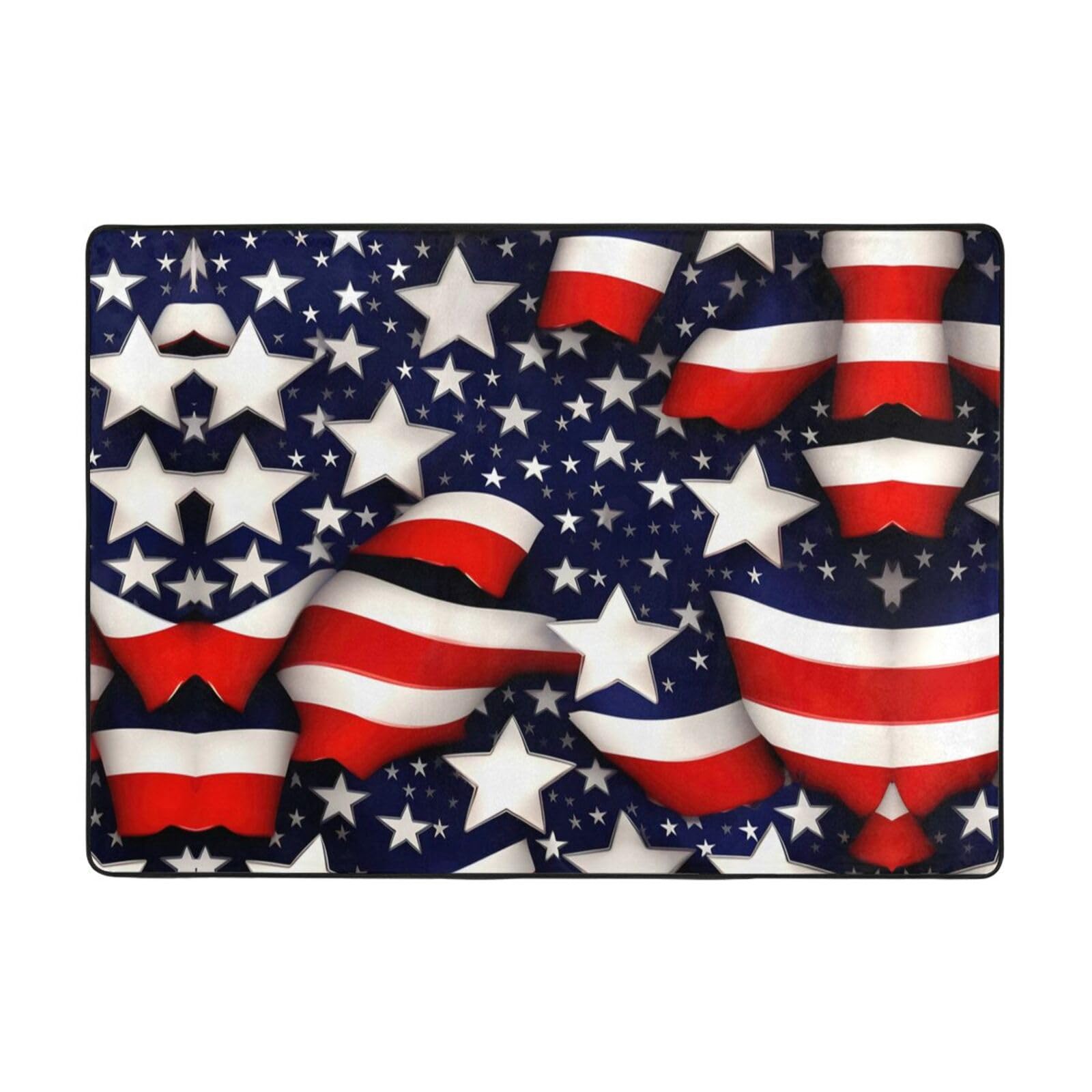 Tapis drapeau américain doux et cocooning pour créer un espace chaleureux chez soi