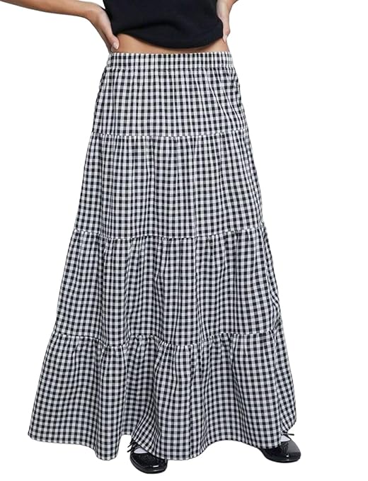 andmary Nancy check skirt Mサイズ Nancy check skirt