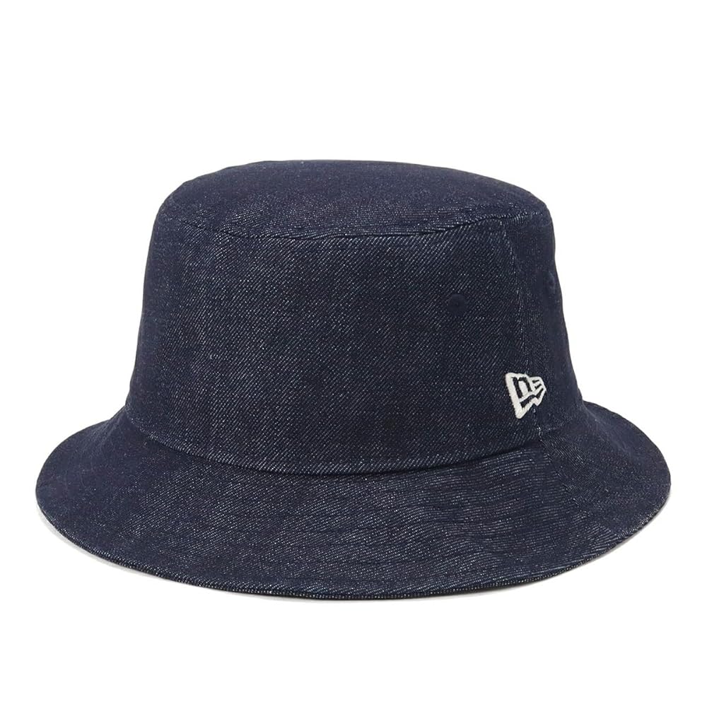 DENIM BUCKET HAT ロゴ 刺繍 帽子 インディゴ M DENIM BUCKET HAT ロゴ 刺繍 帽子 インディゴ M DENIM BUCKET