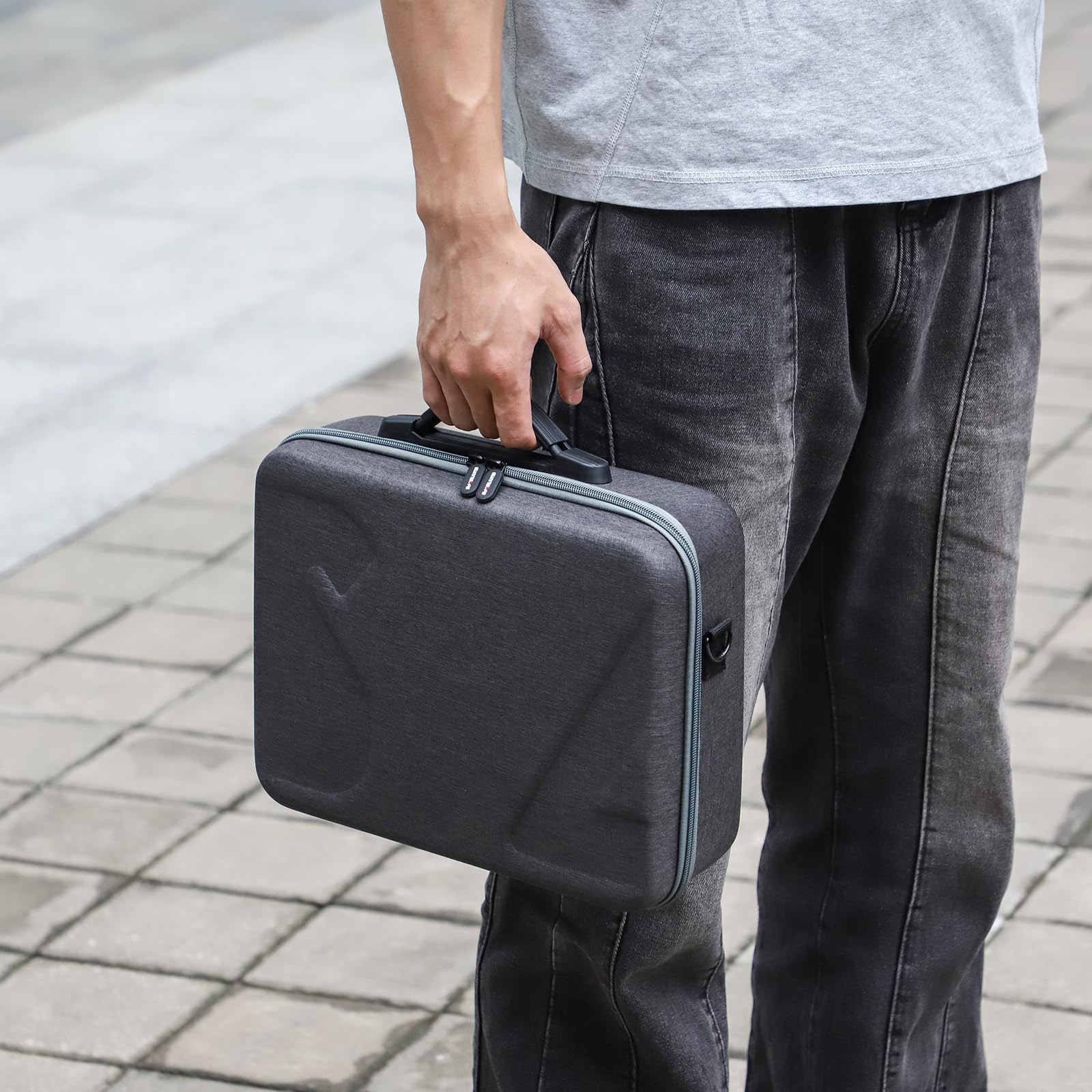 BeisDirect Funda rígida para DJI Neo, funda de transporte impermeable, bolsa de almacenamiento de gran capacidad, funda protectora para DJI Neo Drone, gafas N3 RC Motion 3, hub de carga de batería y