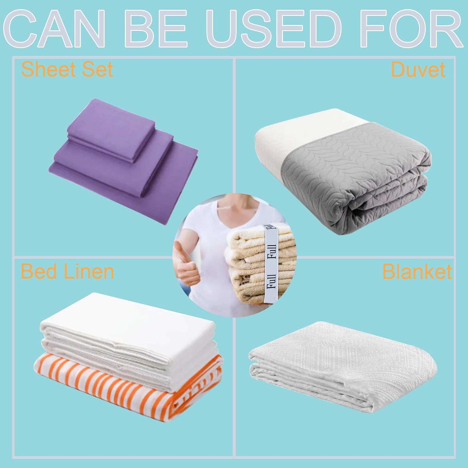 Bed Sheet Organizer Bands,Sheet Organizer and Storage Label Bands for Twin Size Bed Sheet Elastic Bedding Sheet Keepers Straps for Pillow Case,Duvet,Quilt