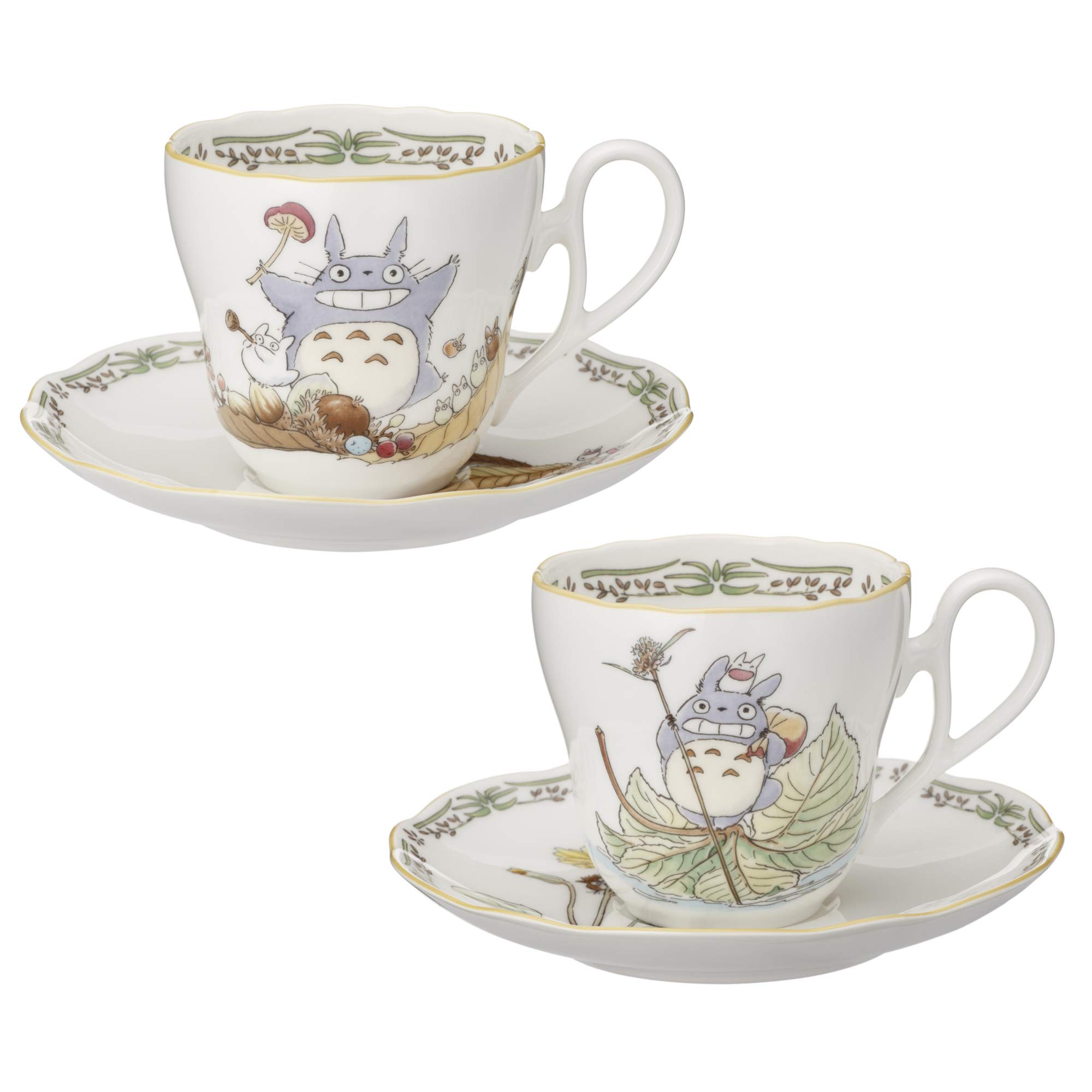 Noritake TP97889/4924-38 My Neighbor Totoro, Microwave Safe, 2 Guests, Bone China