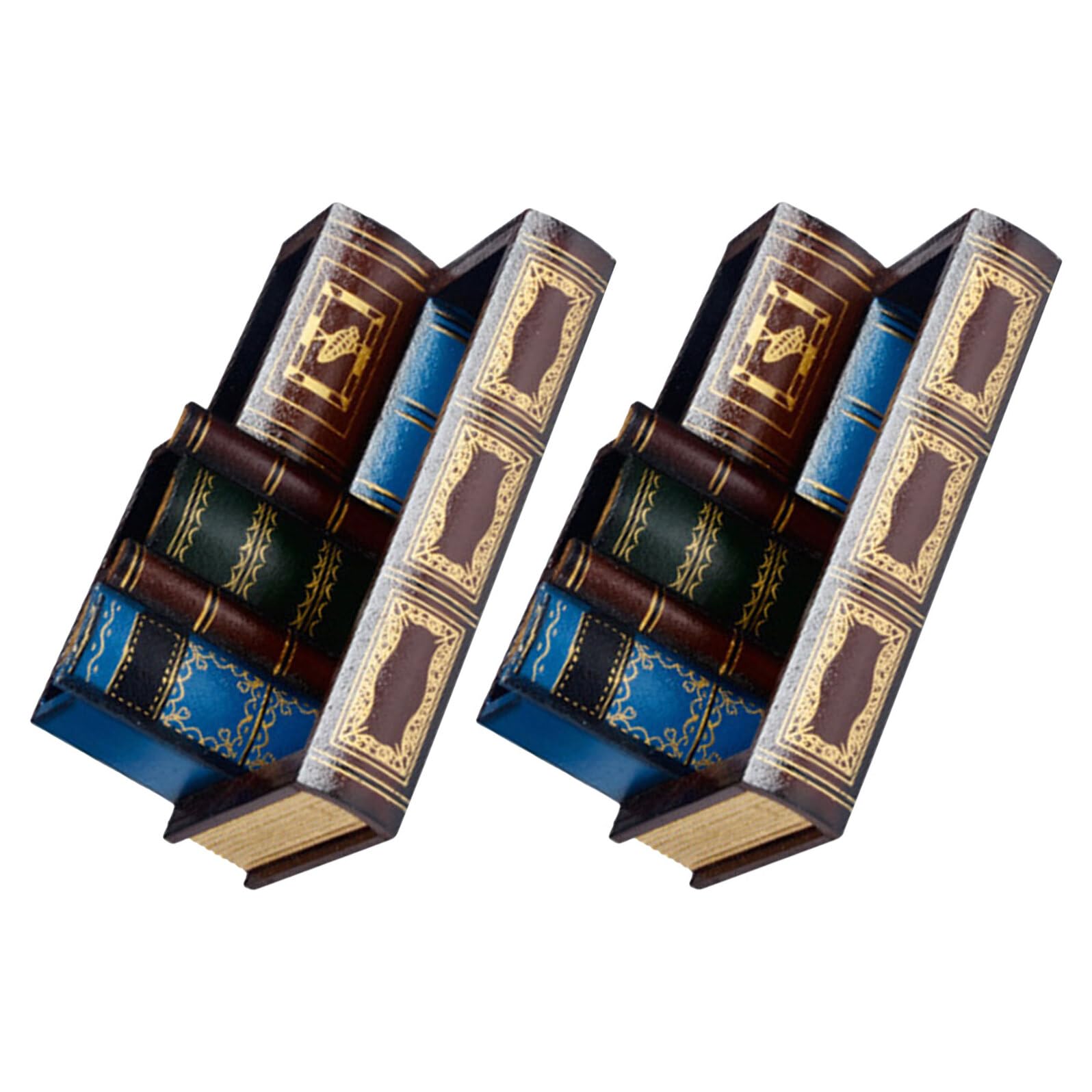 Boîte de rangement rétro en lot de 2 pour stylos et crayons