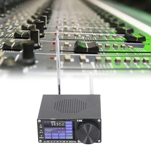 Vista 4 de Full Band Radio Receiver 132KHz-30000KHz, ATS25AMP 2.4 Inch IPS Display SDR Receiver FM LW MW SW SSB DSP Receiver