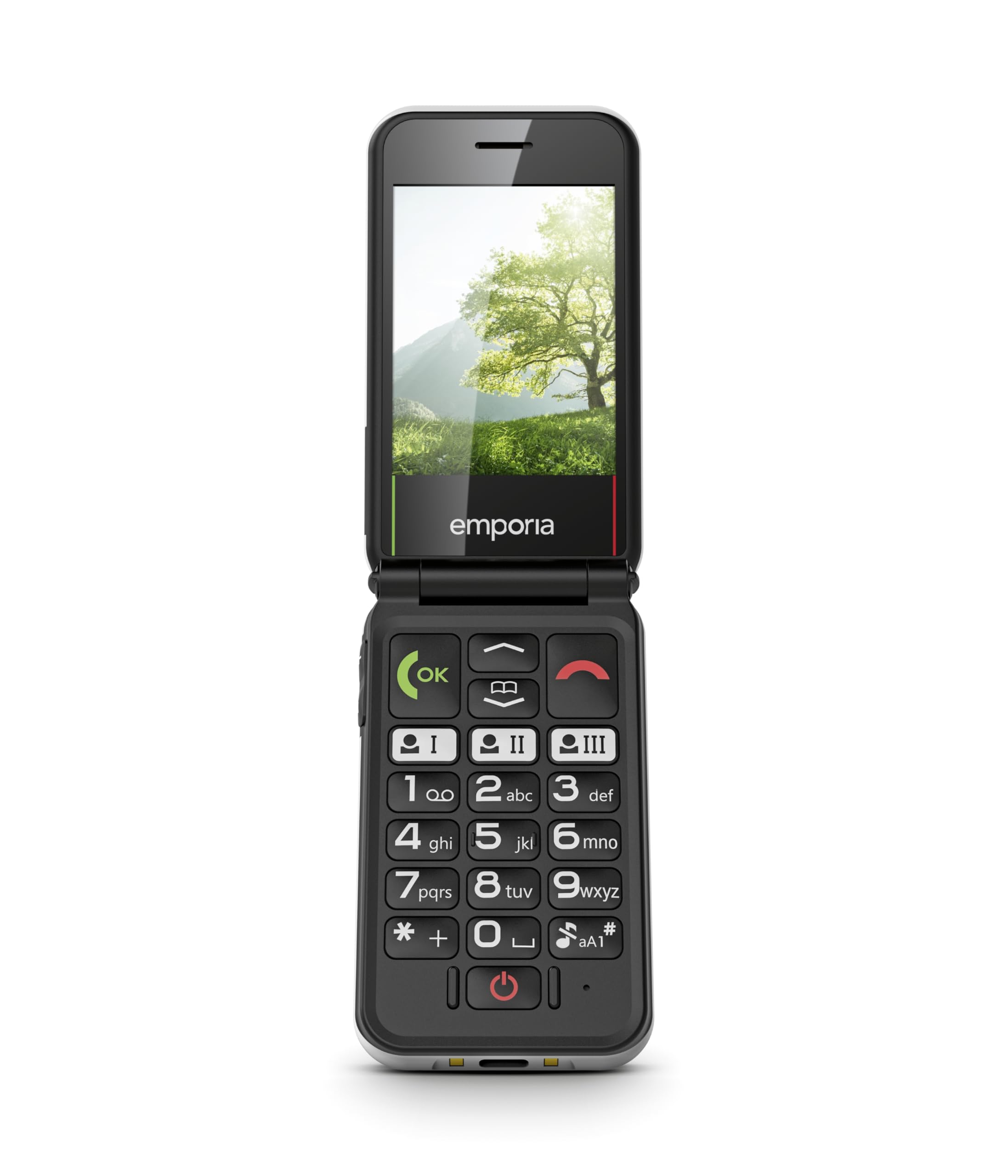 Emporia SIMPLICITYglam.4G Téléphone Portable à Rabat sans contrat pour Personnes âgées avec de Grandes Touches, Bouton d'appel d