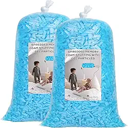 Enchimento de saco de feijão de 4,5 kg, enchimento de travesseiro, enchimento de saco de feijão, enchimento de espuma viscoelástica desfiada, enchimento de saco de pancada, refil de espuma