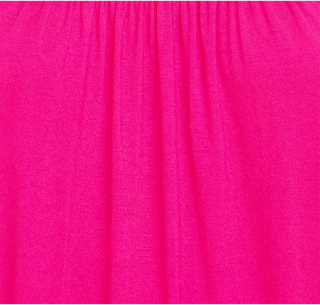 Womens Summer Cold Shoulder Tunic Tops Sexy Casual Short Sleeve Scoop Neck Lace Pleated T Shirts Blouse - Image 3