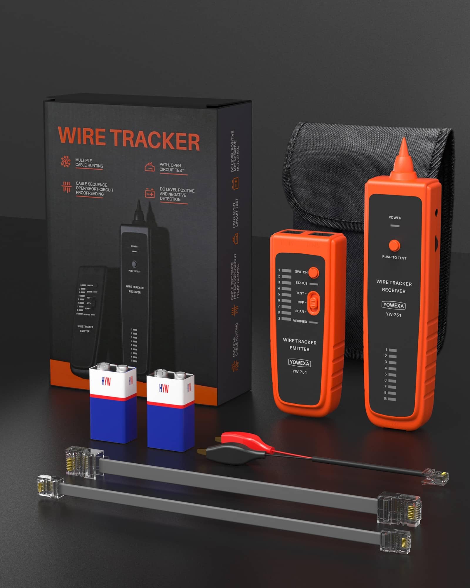 Ethernet Cable Tester & Tracer - Find Cables Easily -2