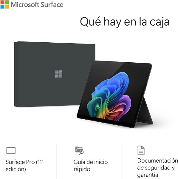 Microsoft Surface Pro (no Incluye el Cargador) | Copilot+ PC | Pantalla táctil OLED 13” | Snapdragon® X Elite | 16GB RAM | 1TB SSD | Último Modelo, 11a edición | Negro - 4
