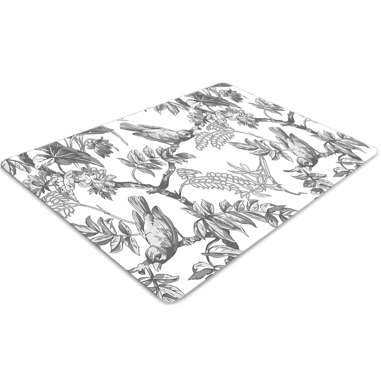 Tapis de chaise de bureau 120x90 cm imperméable et protecteur de sol en PVC rectangulaire