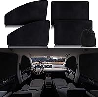 Vista 16 de ZATOOTO Cortinas magnéticas para ventana lateral de automóvil, paquete de 4 cortinas magnéticas para privacidad para ventanas de automóvil