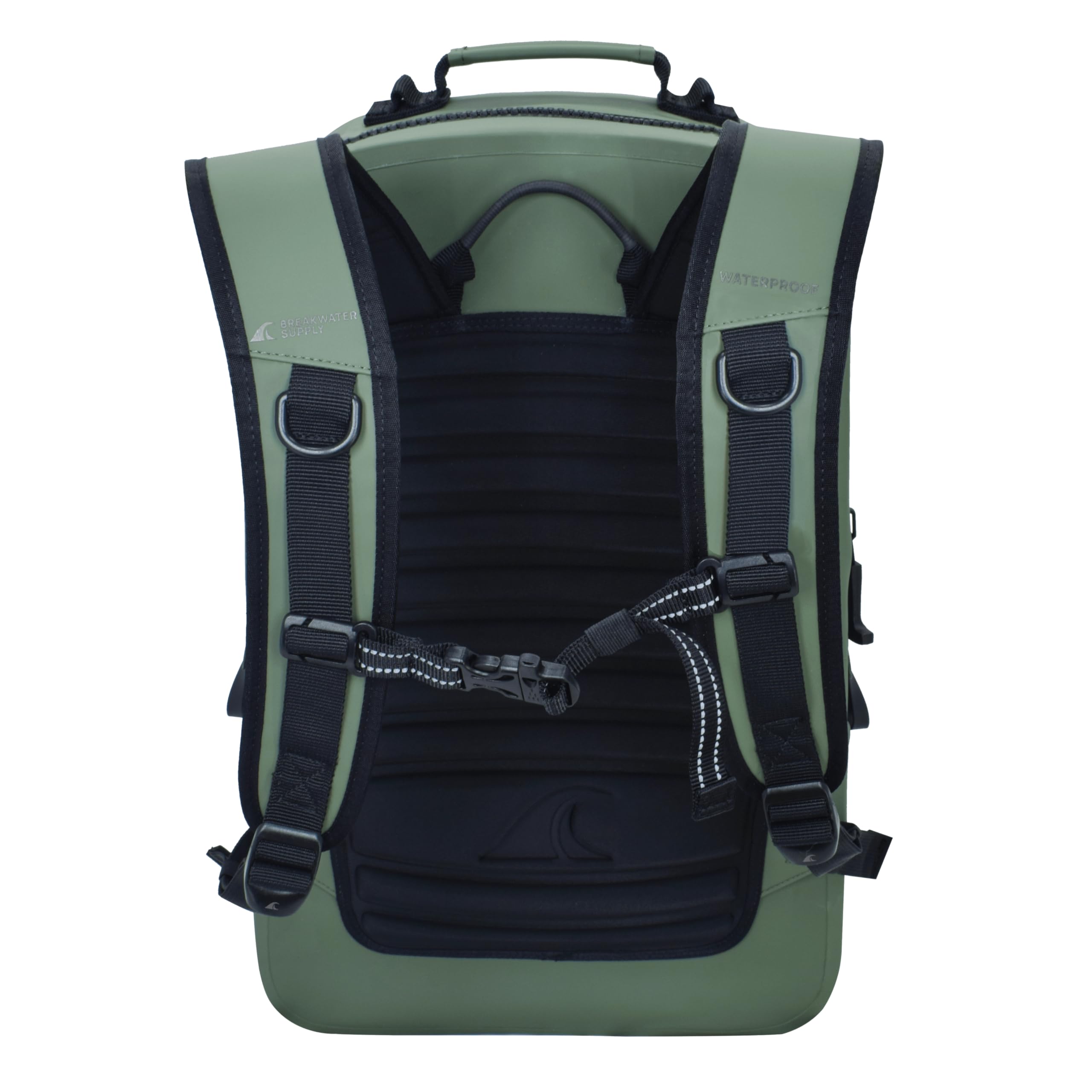 Breakwater Supply™ Fogland Tauchrucksack, wasserdicht, IP68, mit luftdichten Reißverschlüssen, Laptop, Reisen, im Freien, 25 l, 20 l, 15 l