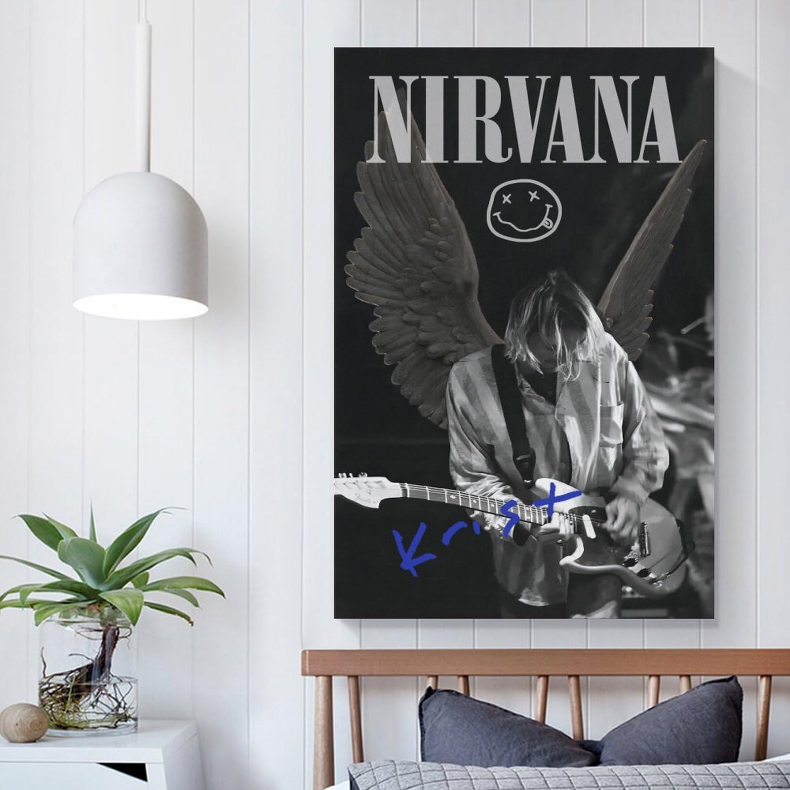 Amazon.com: AMZKKADL Nirvana Poster Kurt Cobain Poster
