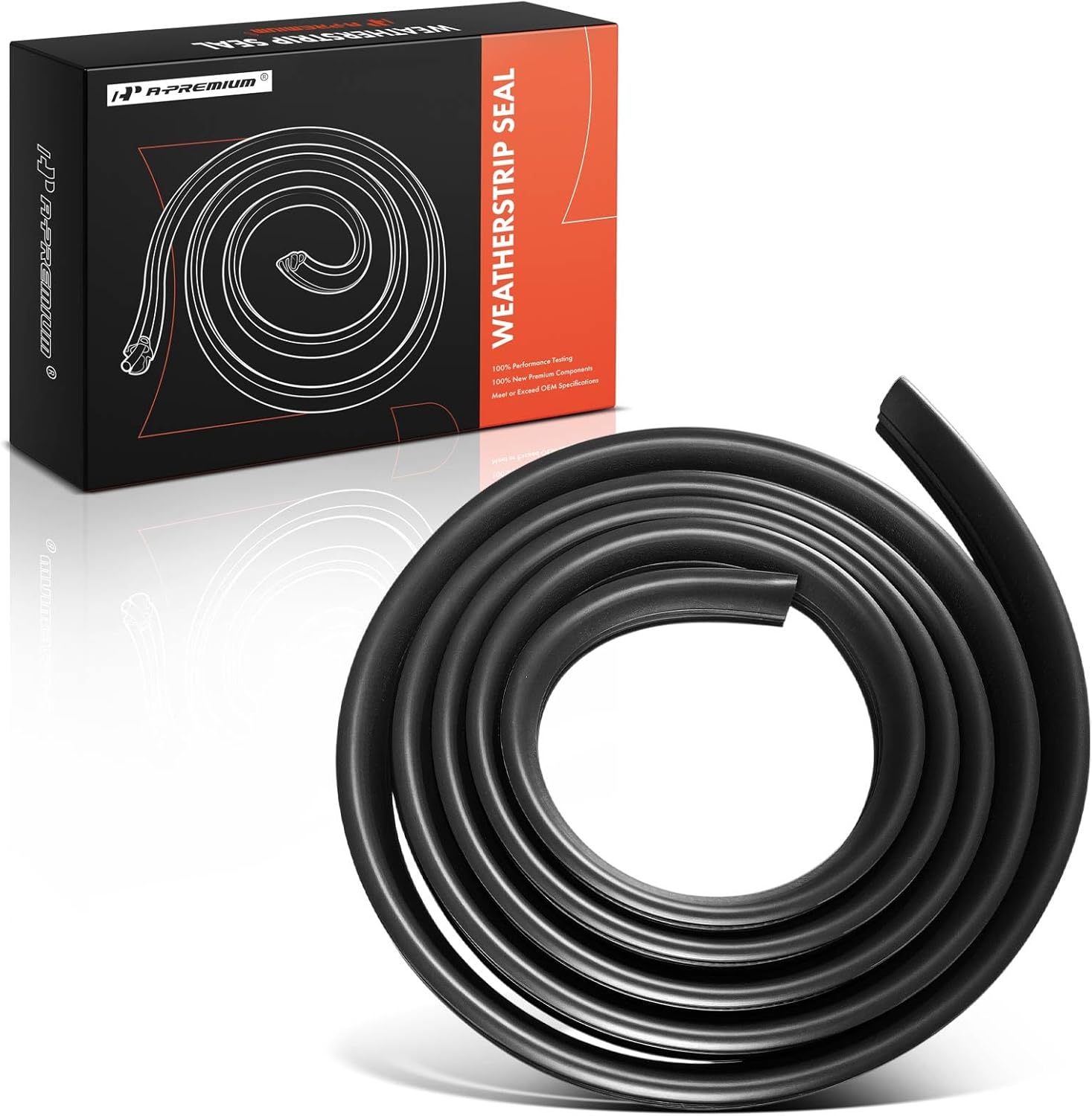 A-Premium Front Right Car Door Weather Stripping Seal Strip Compatible with Ford F-250 F-350 Super Duty 1999-2016, F-450 F-550 Super Duty 2011-2013 2015-2016