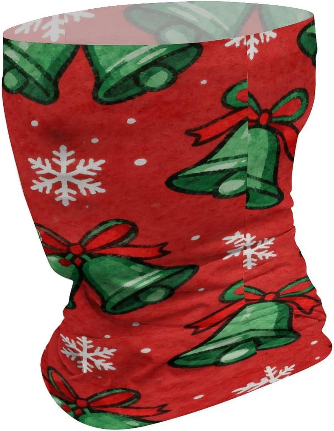 Sun UV Protection Neck Gaiter Upf 50+ Balaclava Ski Red Green Bell Face Mask Summer Face Cover Scarf Breathable Bandana for Fishing Hunting Kayaking Hiking Cycling Outdoor Activities