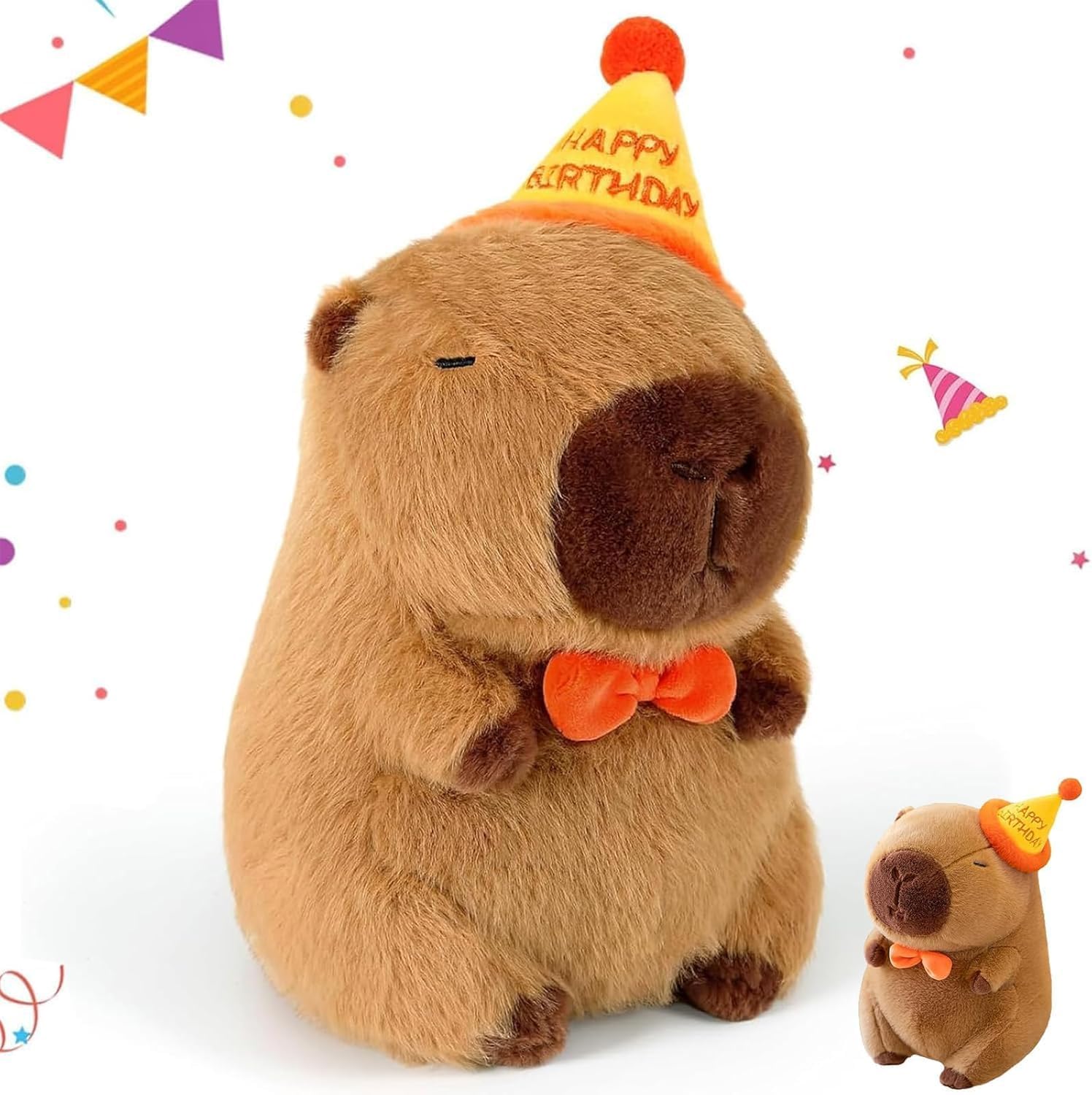 KYEDGC Capybara Teddy, Capybara Plush Toy Gift, Soft Stuffed Animal for Bedtime and Reading, Cute Sofa Decoration and Travel Companion